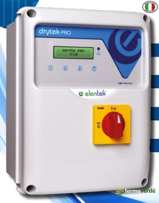 Elentek Drytek Quadro Elettrico Pompa Controllo Cos Fi