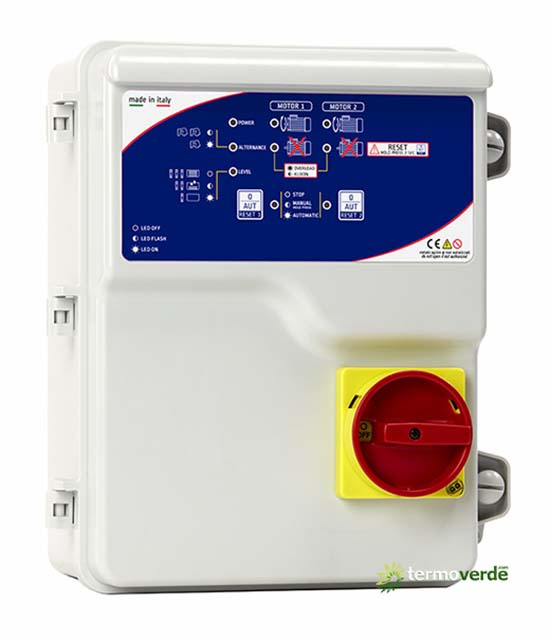 Salupo Dual Motor Pump Control Panel Salupo Dual Motor Pump Control Panel