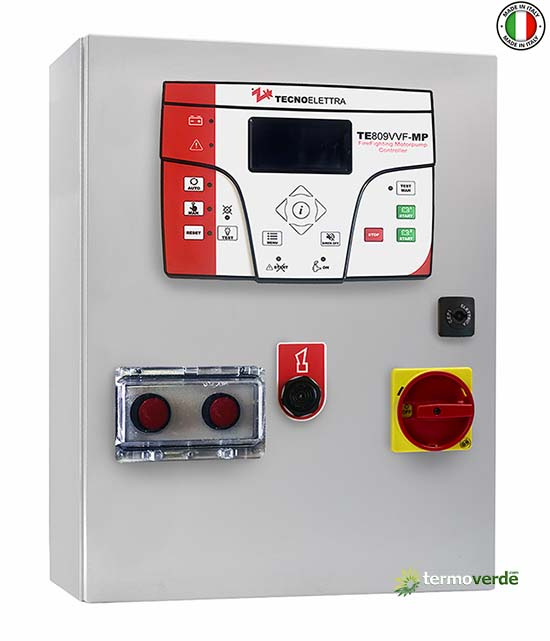 Salupo Diesel 1 En Quadro Avviamento Motopompa Antincendio