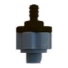 Injecta válvula antirretorno ¼" EPDM negra - 12599