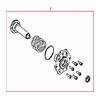 Injecta TP15 complete push rod - 12435