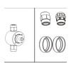 Injecta TP25 head kit Ø76 AISI 316L - RTAP25KTC76