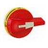 Salupo Mostrina 67x67 giallo-rossa lucchettabile