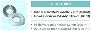 Injecta tubo aspirazione PVC Ø4x6 - 100m