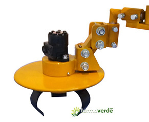Dolmec IR DX Intercepa con azada rotativa