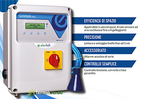 Elentek Wastek Control Panel Pressure Switch 1-5 bar
