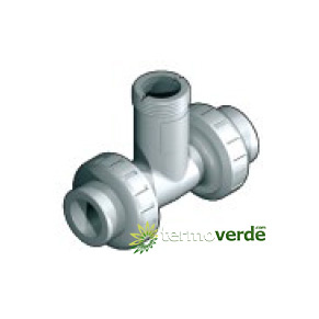 Injecta E.FLOW 1 DN 15 G1/2” TEE PVC sensor de flujo