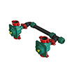 Irritec KMV 3 way valves kit for EM 2'' - 3'' quartzite filter