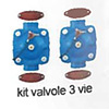 Irritec 3 Way valves kit for quartzite filter ER 4" - 450 kg