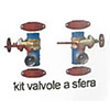 Irritec Ball valves kit for quartzite filter ER dn 125 - 600 kg