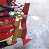 Dolmec pair of arms with share for rotary tiller