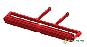 Dolmec RCBS Tubular roller for cover-crop seeder