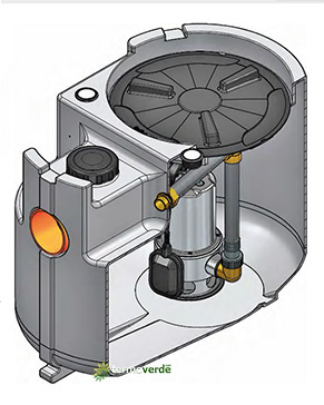 Speroni Drainbox 100-SVX 1100 estación elevadora de agua