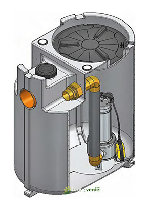 Speroni Drainbox 200-SXS 1000 estación elevadora de agua