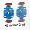 Irritec 3 Way valves kit for sand filter ER 2" - 120 kg