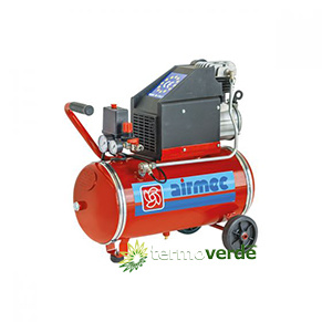 Airmec CH 25/110 single cylinder wheeled compressor